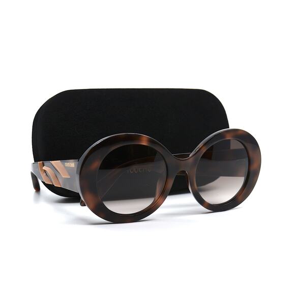 ROBERTO CAVALLI SRC010M HAVANA BROWN GRADIENT AUTHENTIC SUNGLASSES - Picture 2 of 15